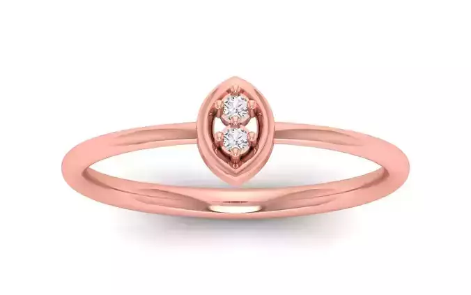 Women Engagement Band Ring 3dm STL OBJ FBX Renders Details