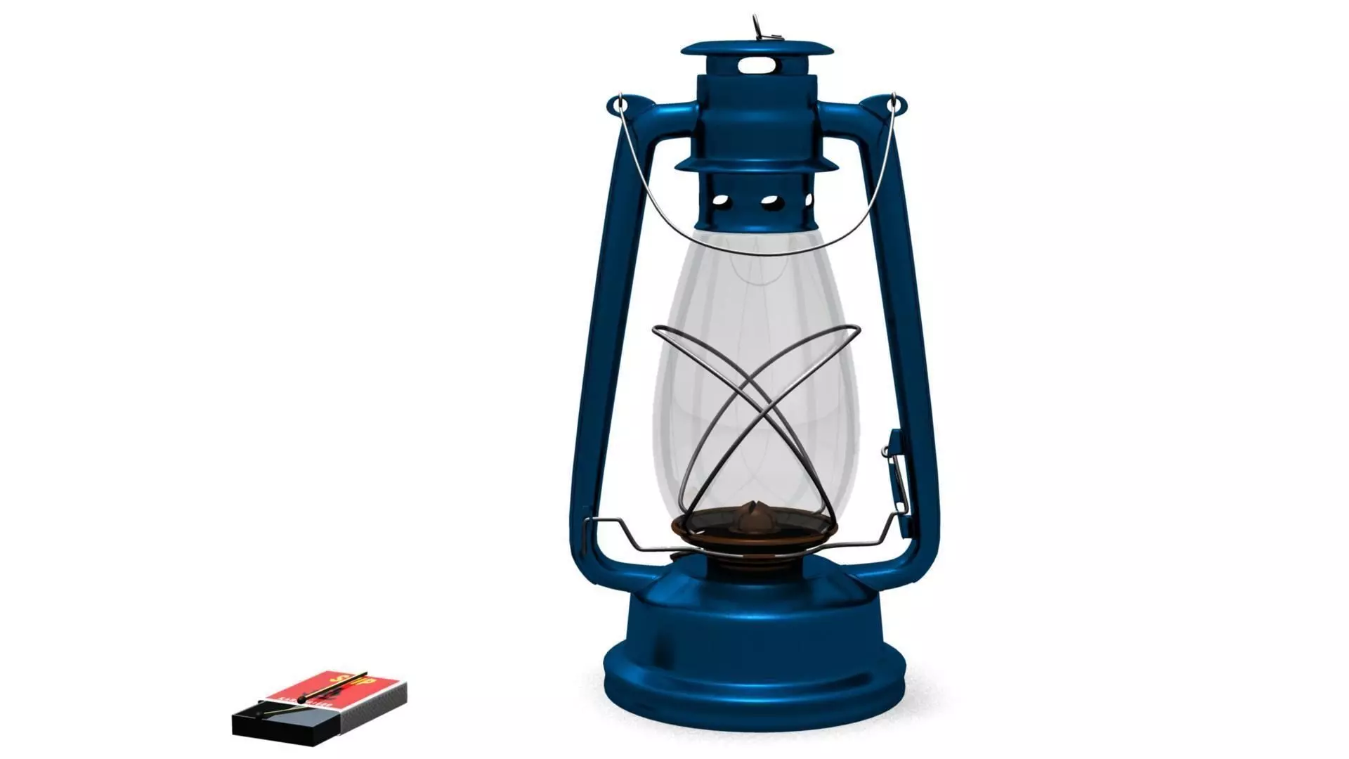 Kerosene Lantern Free low-poly 3D model