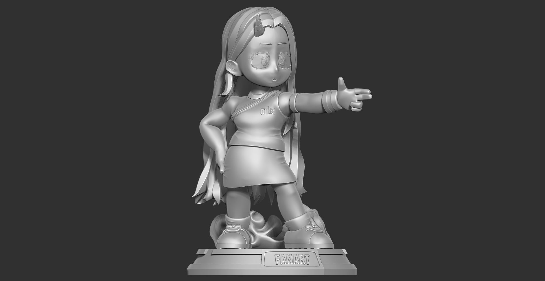 Eri chibi 3D print model_10