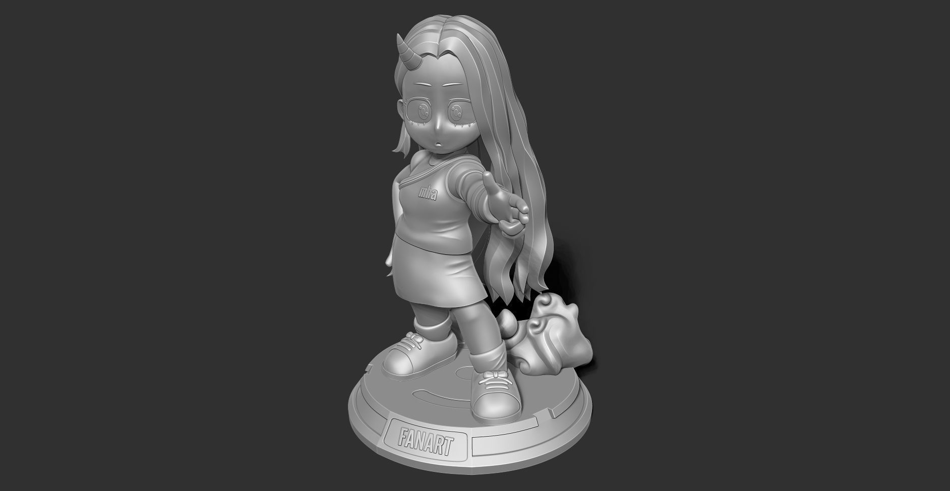 Eri chibi 3D print model_16