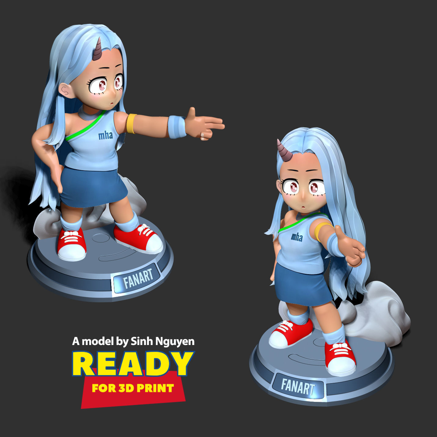 Eri chibi 3D print model_4