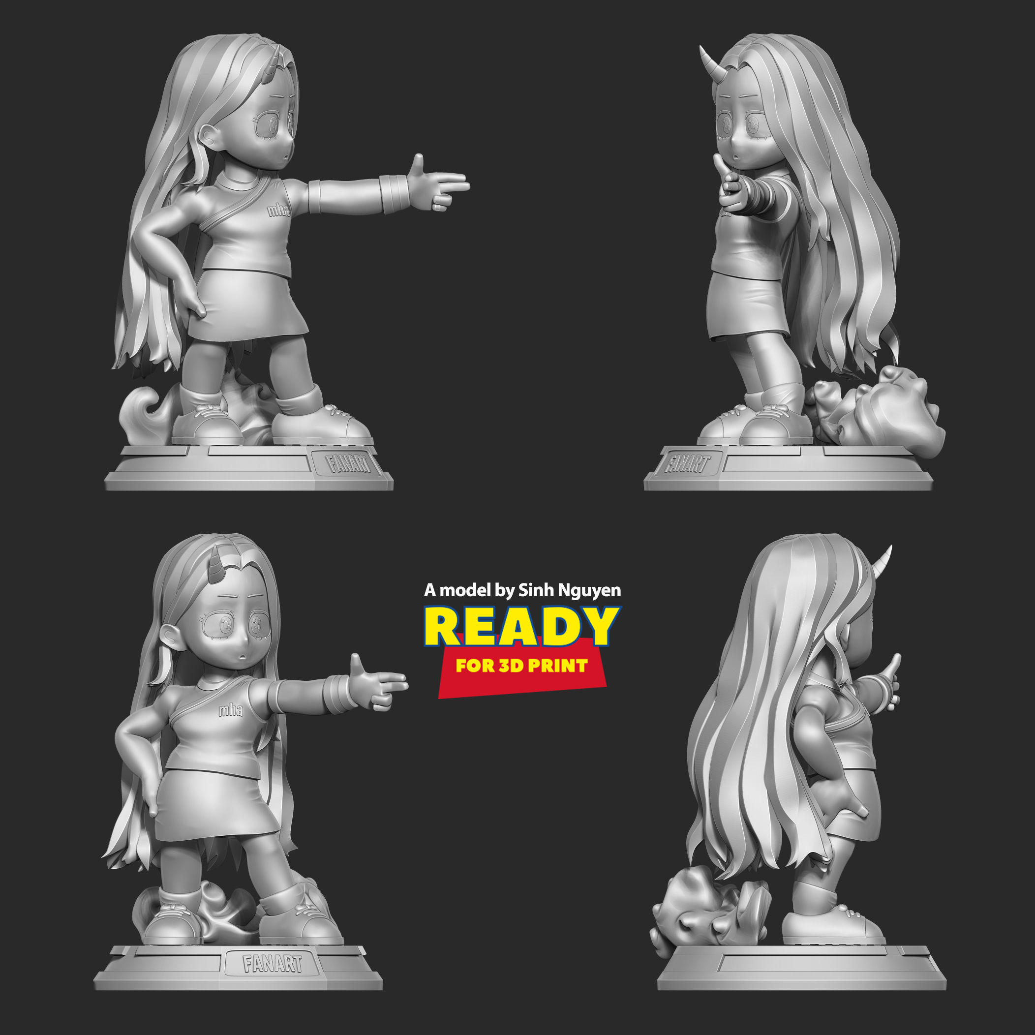 Eri chibi 3D print model_5