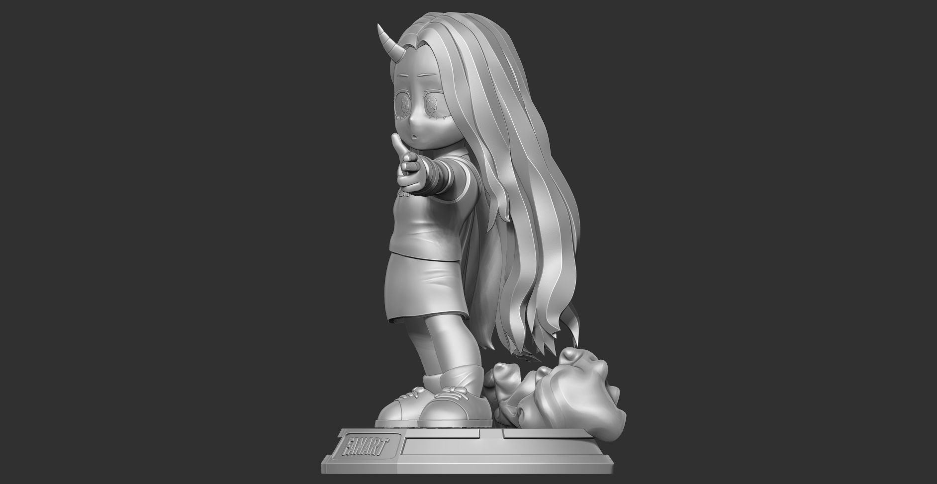 Eri chibi 3D print model_12