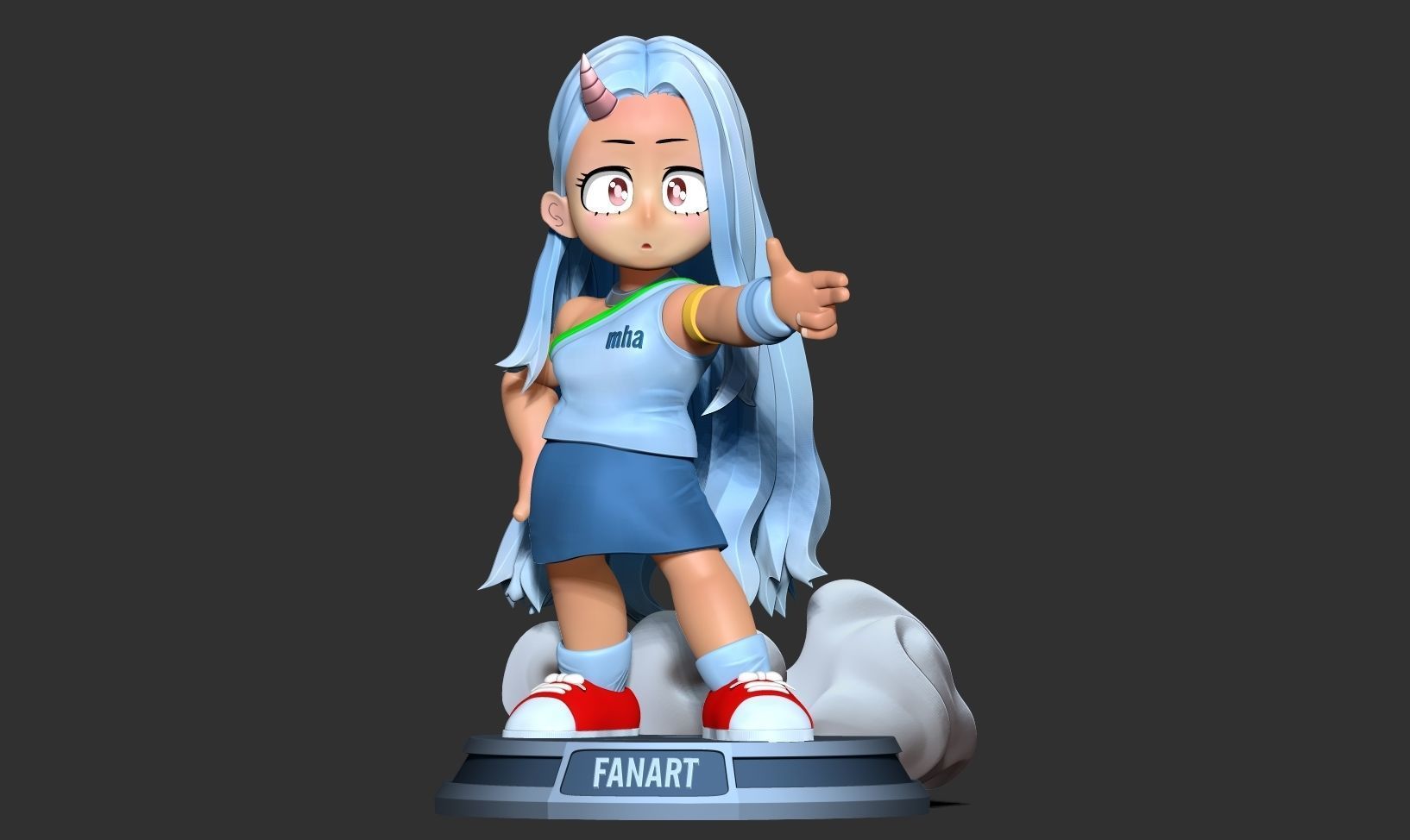 Eri chibi 3D print model_9