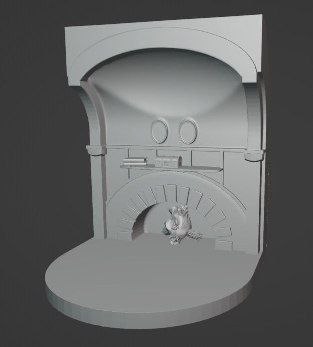 Hobbit Hole - Bag End interior 3D print model_1