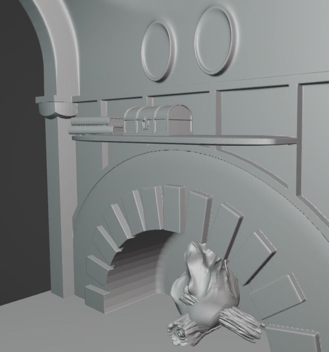 Hobbit Hole - Bag End interior 3D print model_4