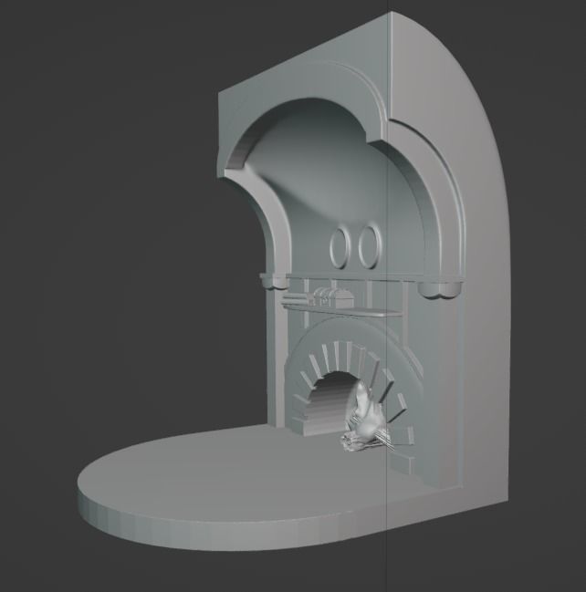 Hobbit Hole - Bag End interior 3D print model_2