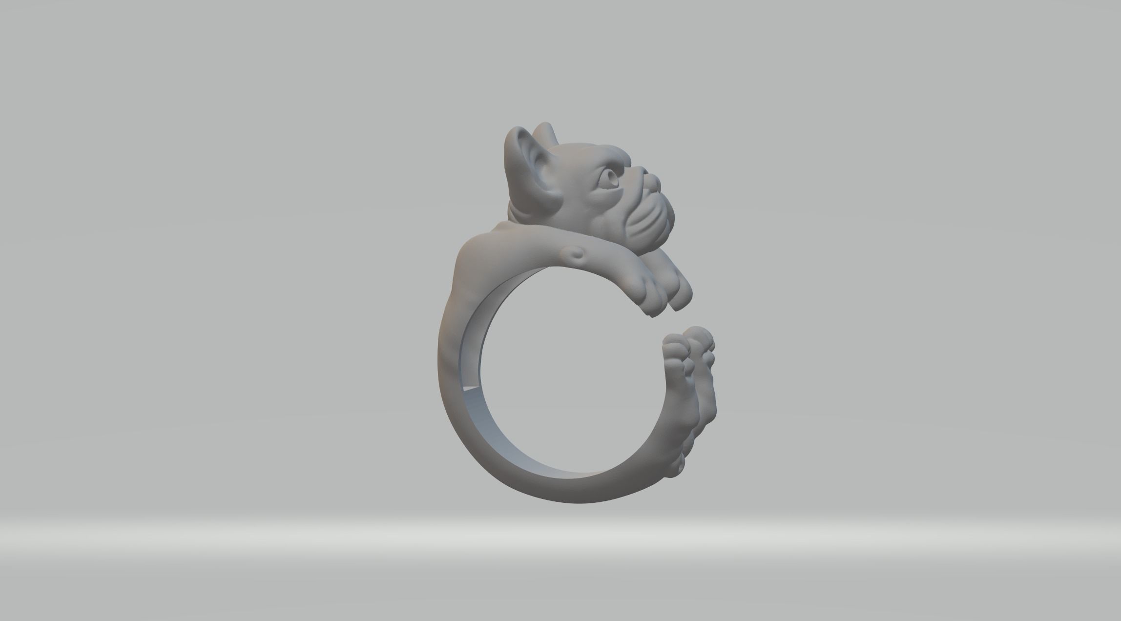 Pub Dog Ring 3D Model 3D print model_2