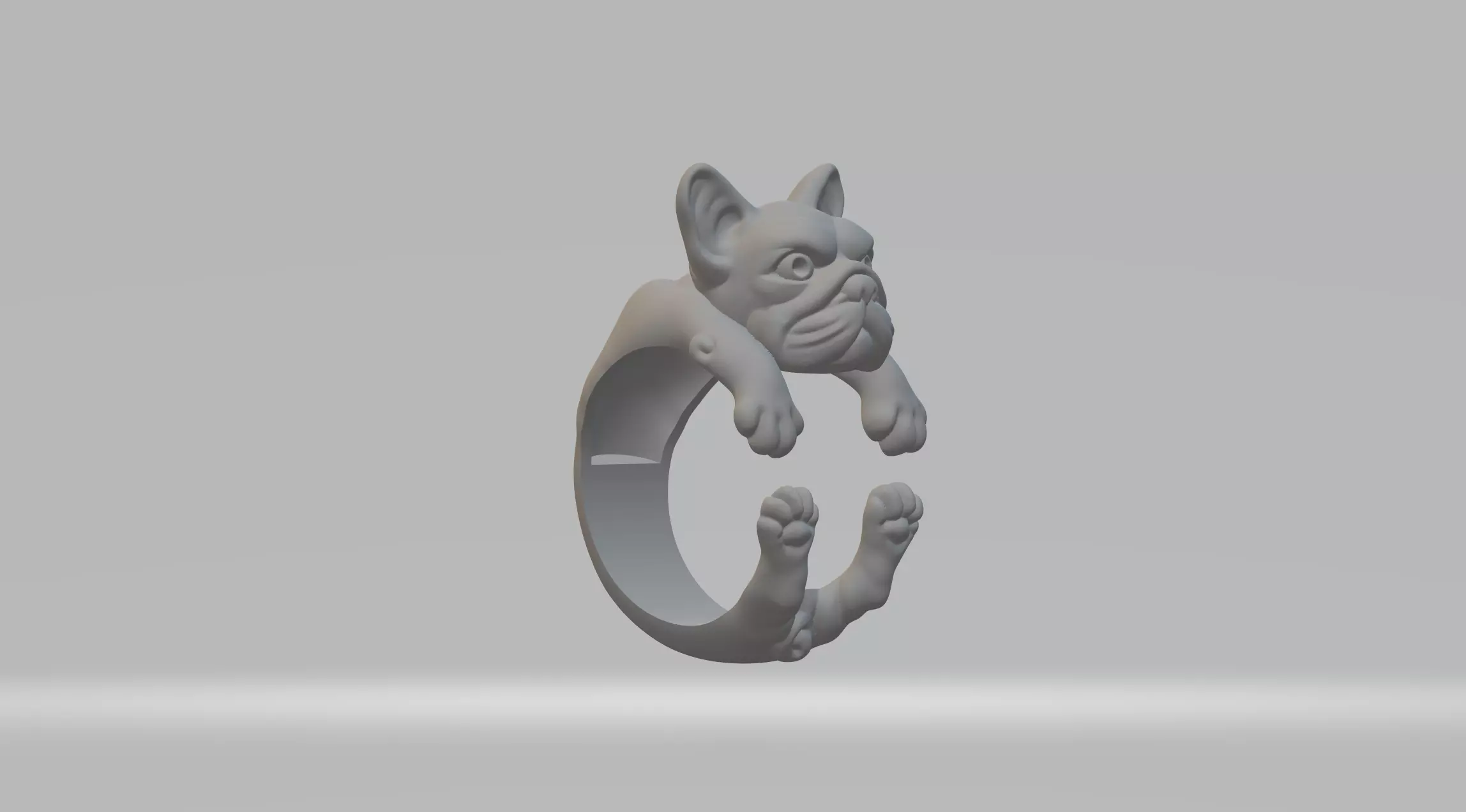 Pub Dog Ring 3D Model 3D print model_0