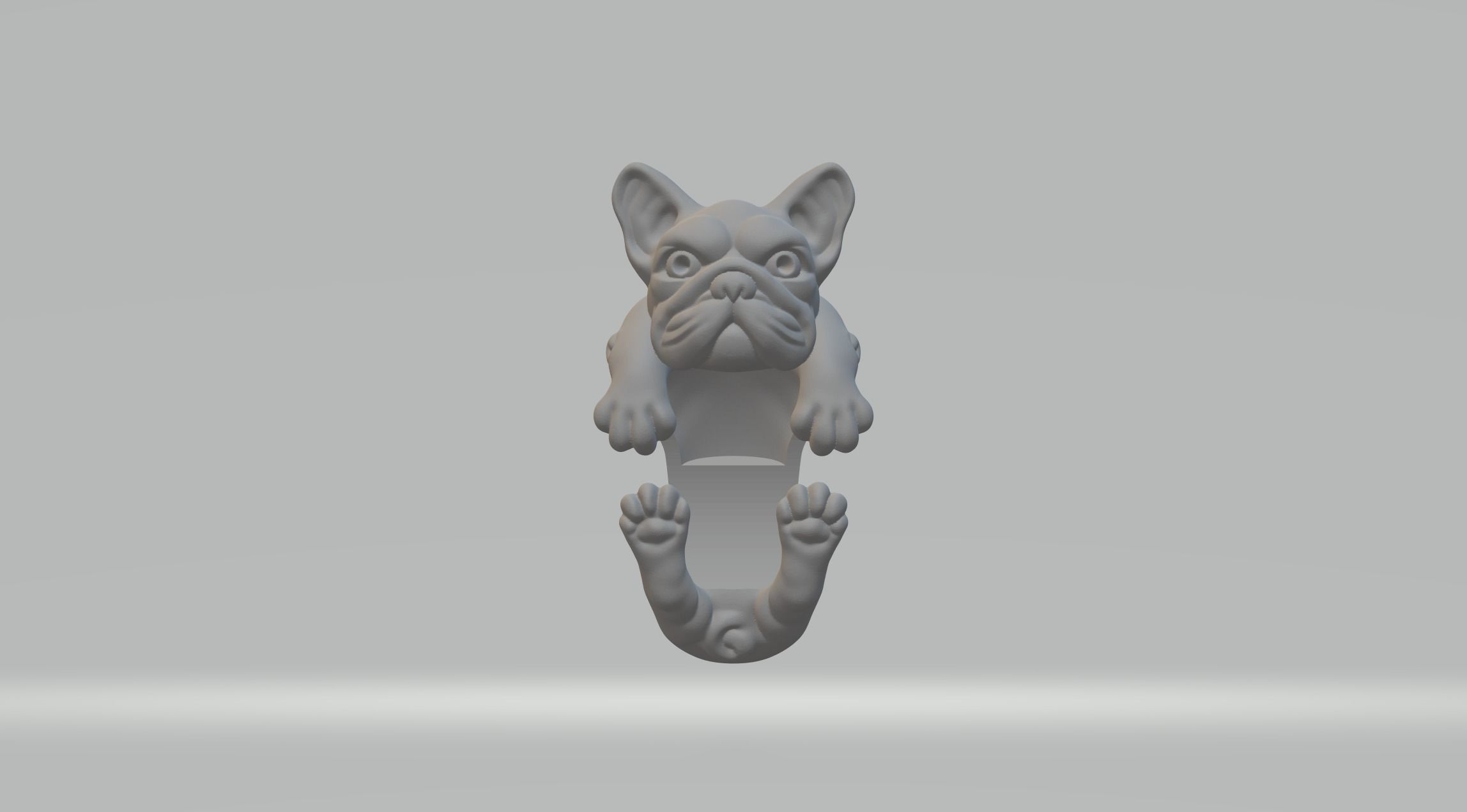 Pub Dog Ring 3D Model 3D print model_1