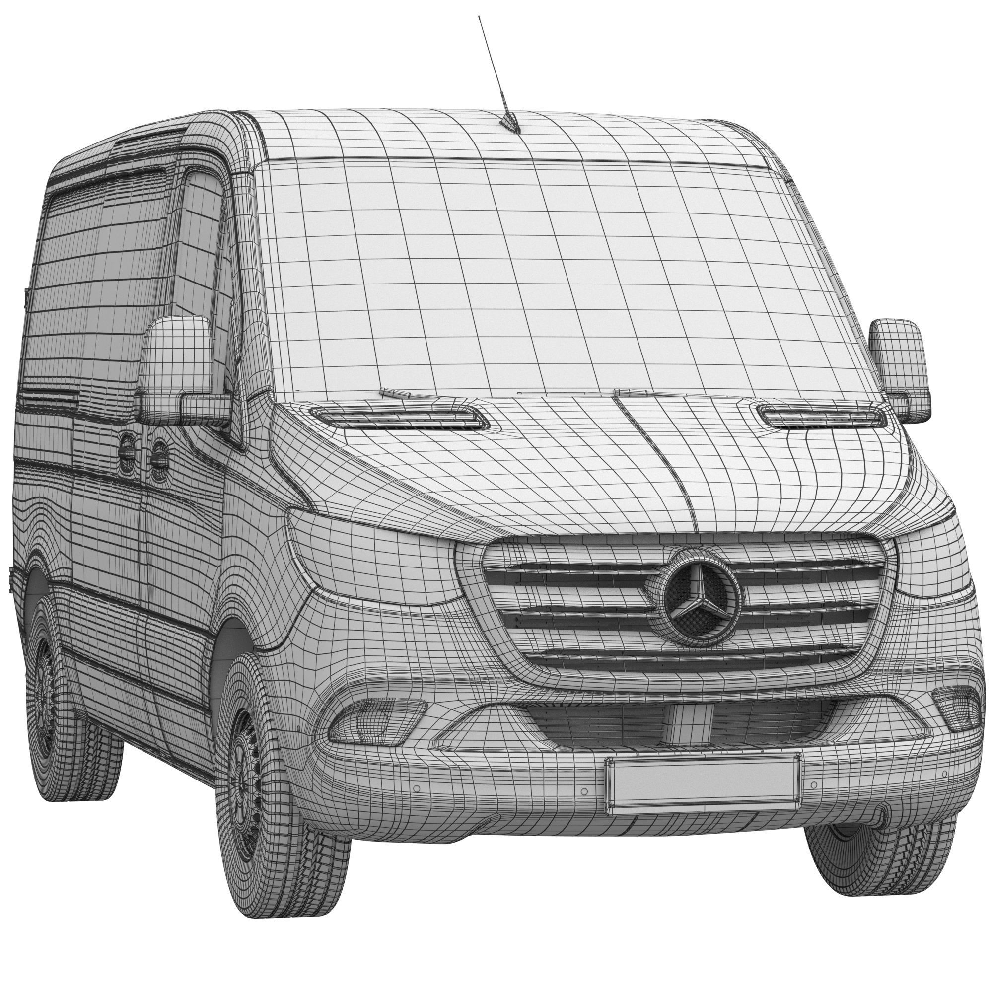 Mercedes-Benz Sprinter L1H1 3D model_14
