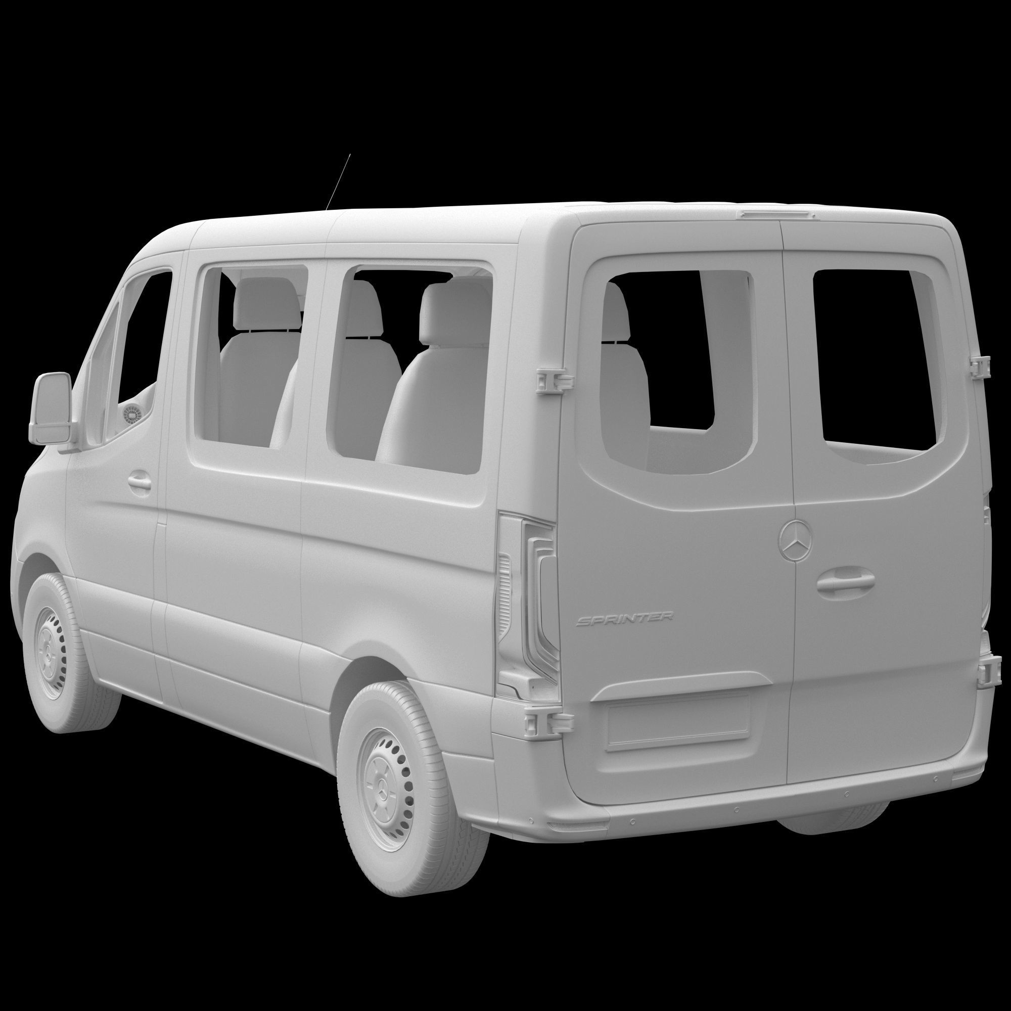 Mercedes-Benz Sprinter L1H1 3D model_12