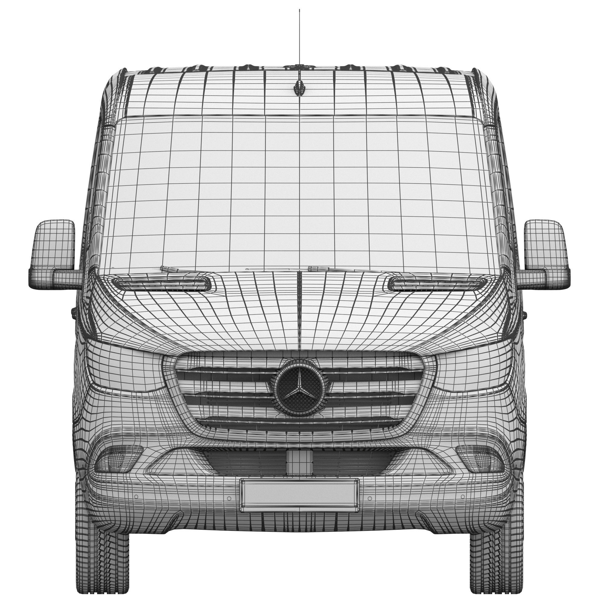 Mercedes-Benz Sprinter L1H1 3D model_16