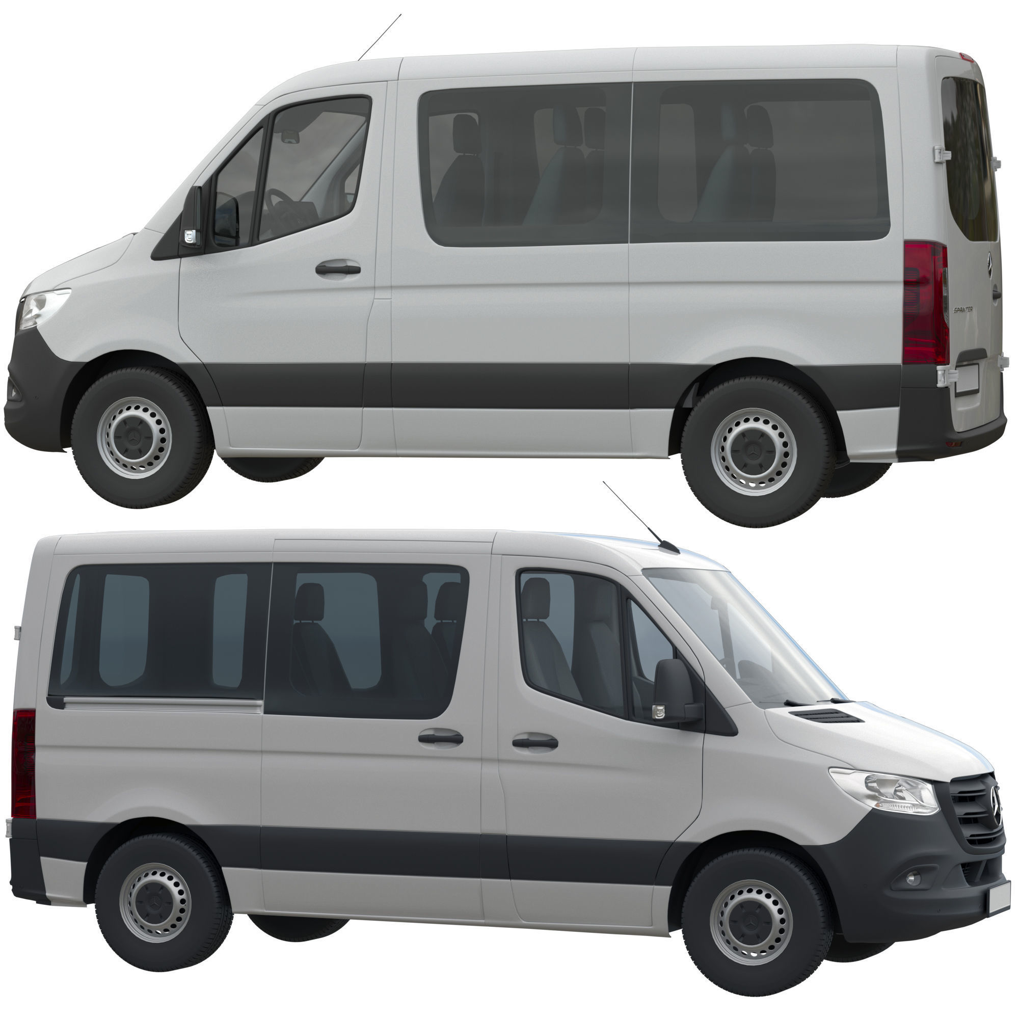 Mercedes-Benz Sprinter L1H1 3D model_21