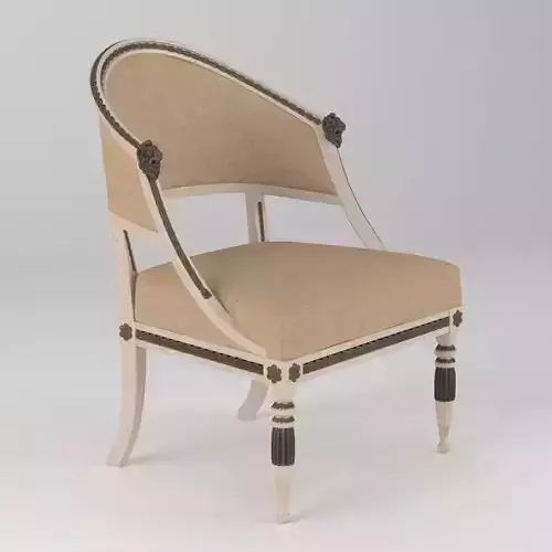 Pair of Swedish Gustavian Neoclassical Tub Chair