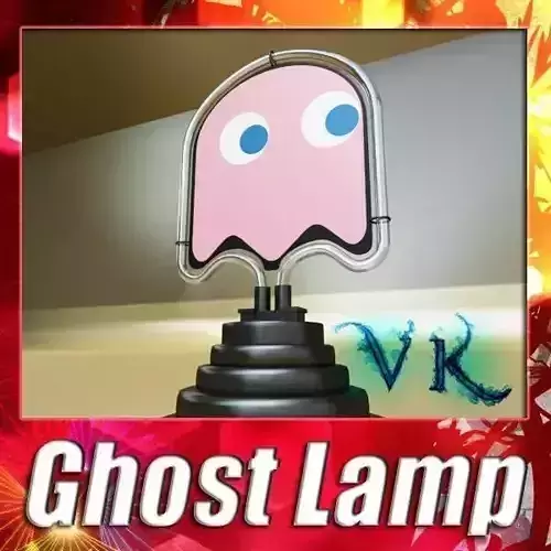 Table Lamp Pac Man Ghost