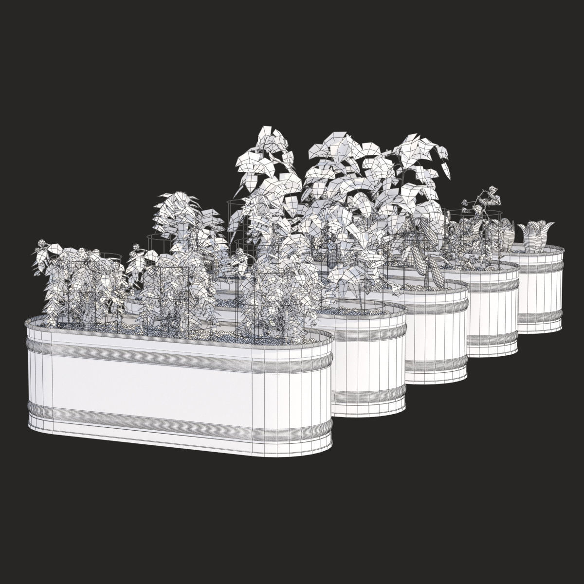 Kitchen garden vol1 3D model_2