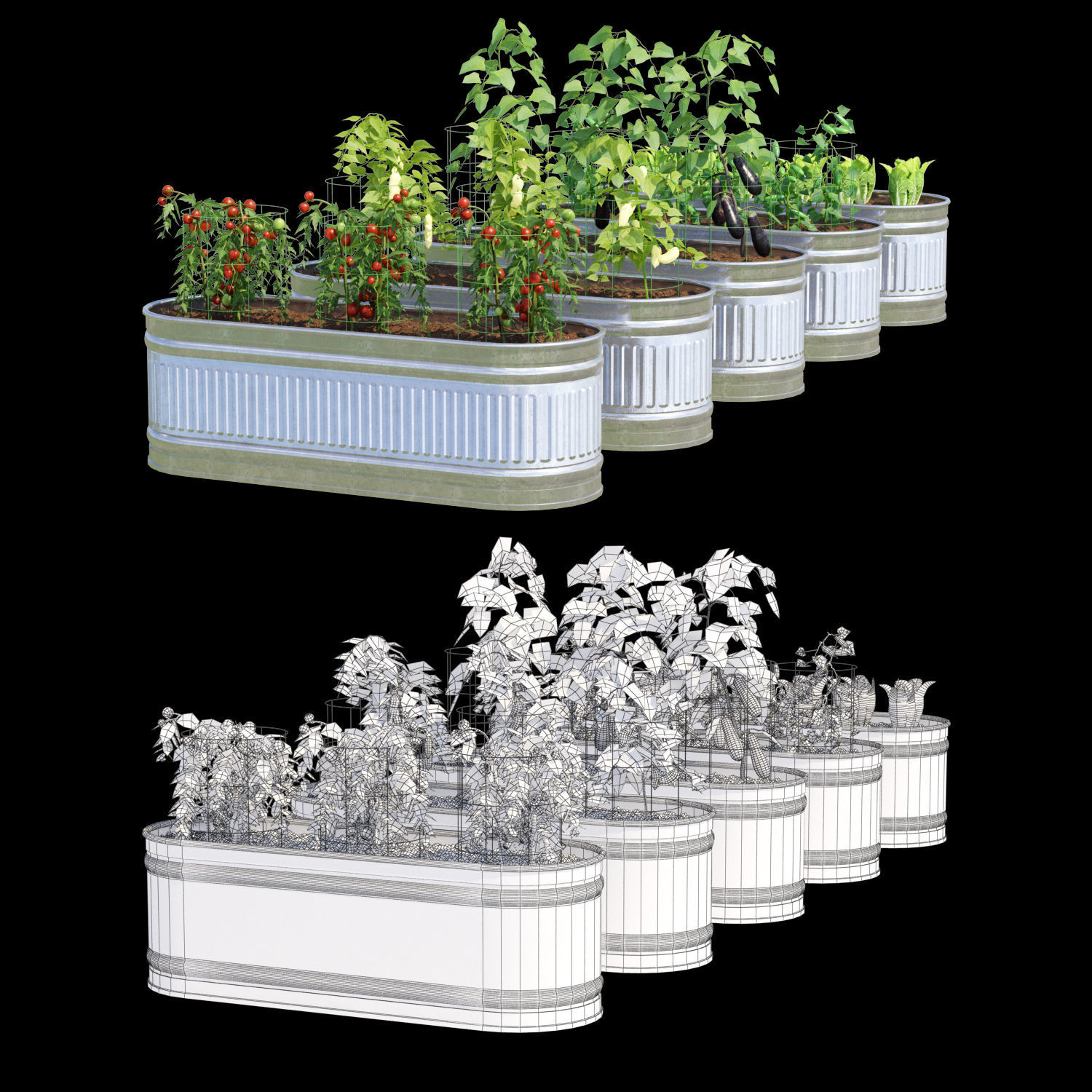 Kitchen garden vol1 3D model_4