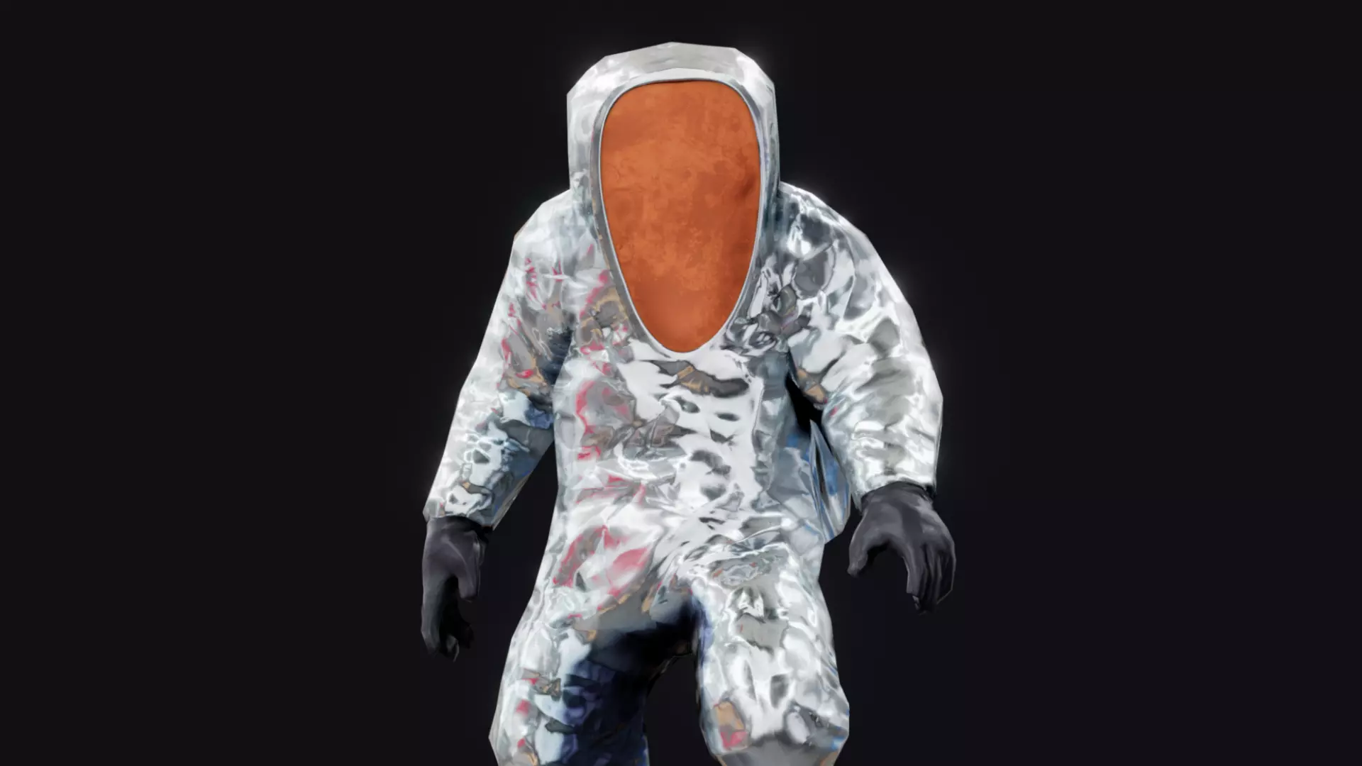 Hazmat Suit Low-poly 3D model