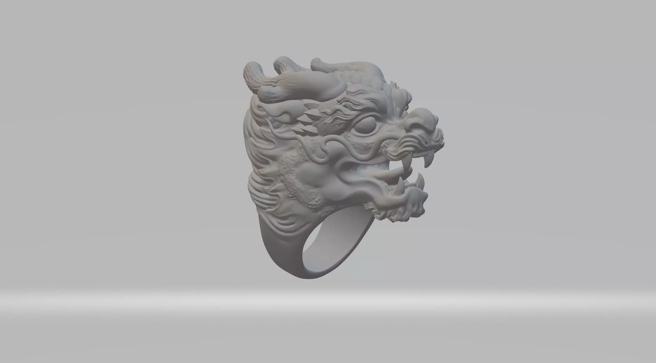 Dragon Ring 3D Model 3D print model_0