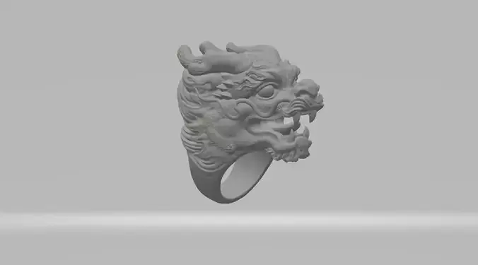 Dragon Ring 3D Model