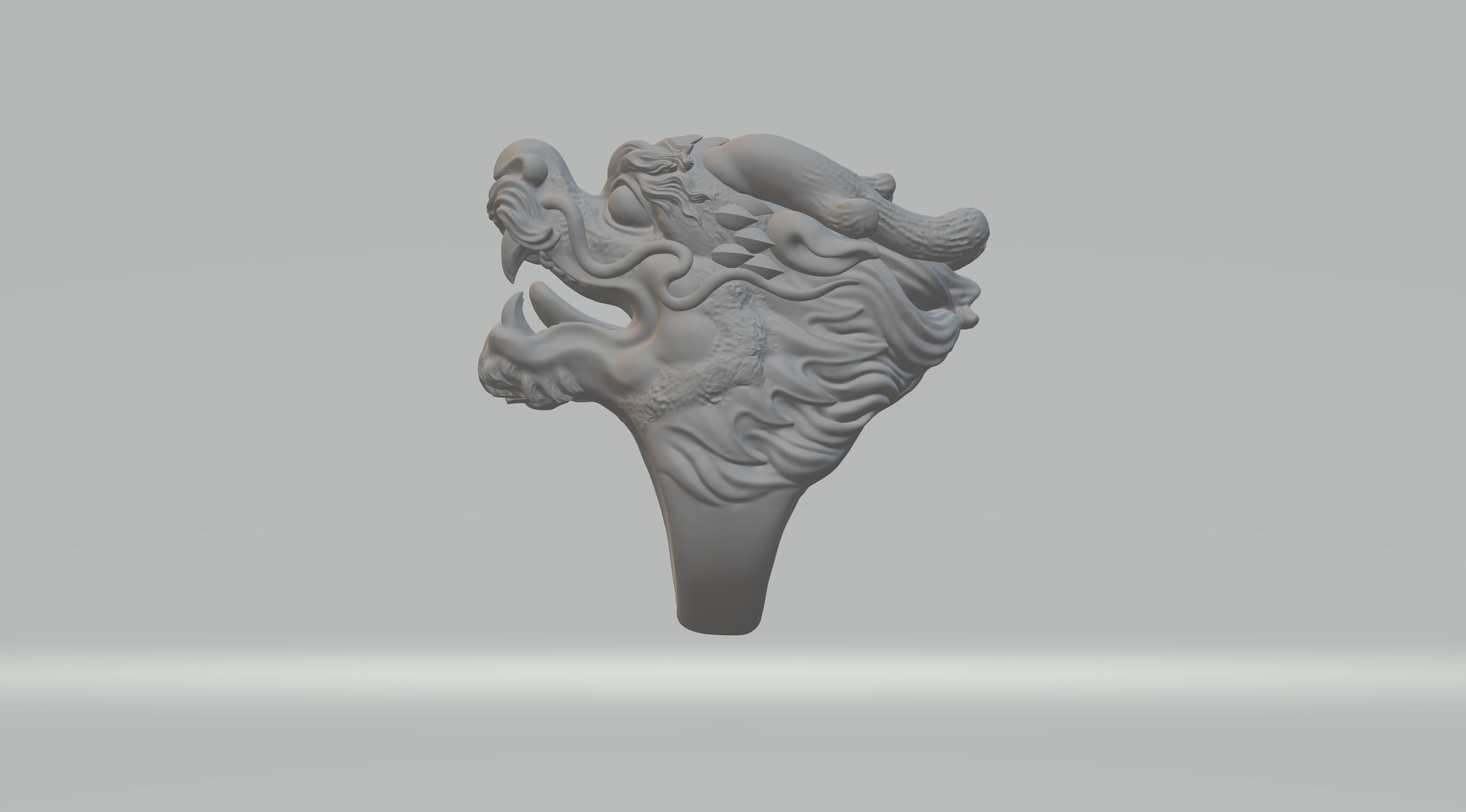Dragon Ring 3D Model 3D print model_1
