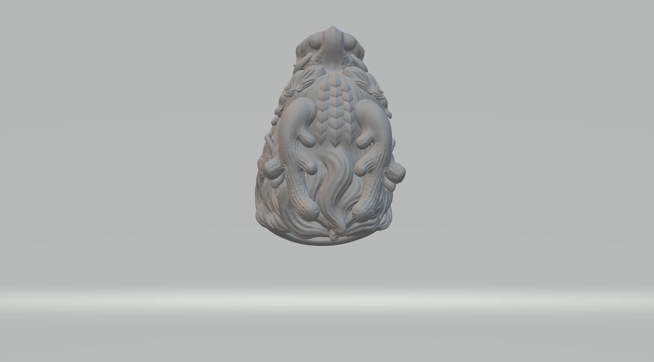 Dragon Ring 3D Model 3D print model_4