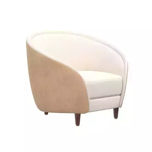 Revers Lounge Chair Gubi 3D model
