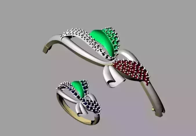bracelete and ring 3dm