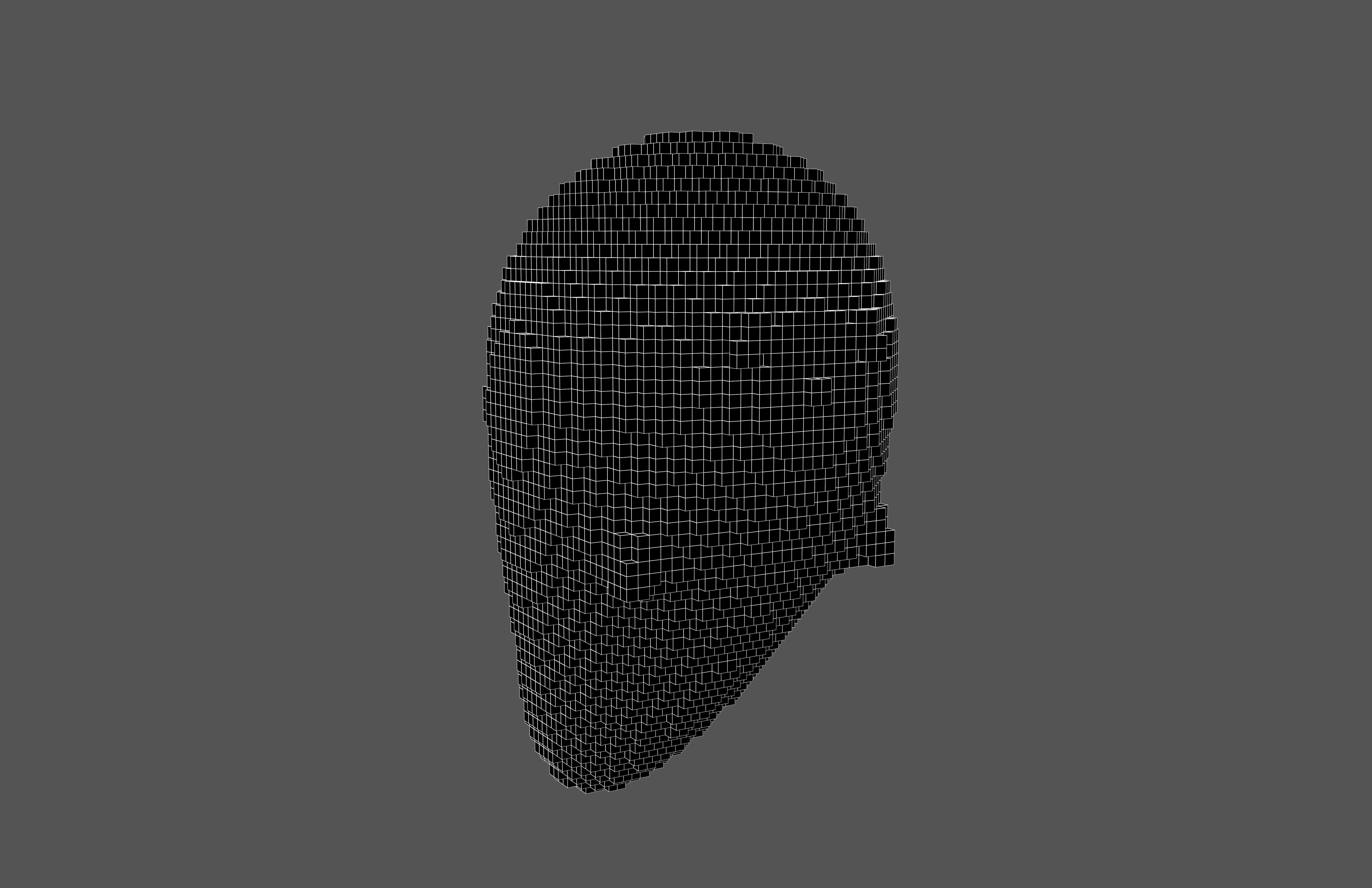 Voxel Soul Character v1 005 Low-poly 3D model_4