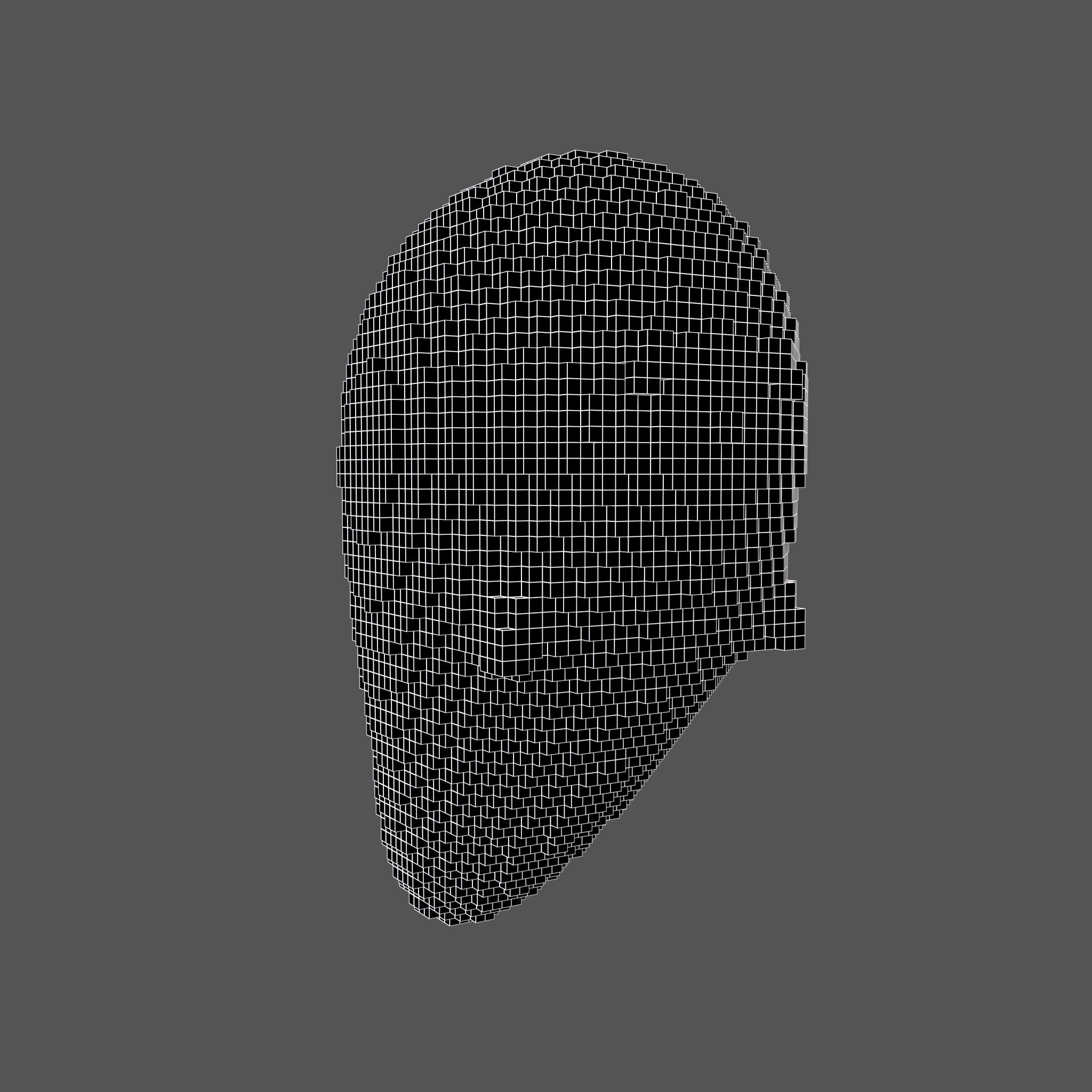 Voxel Soul Character v1 005 Low-poly 3D model_6