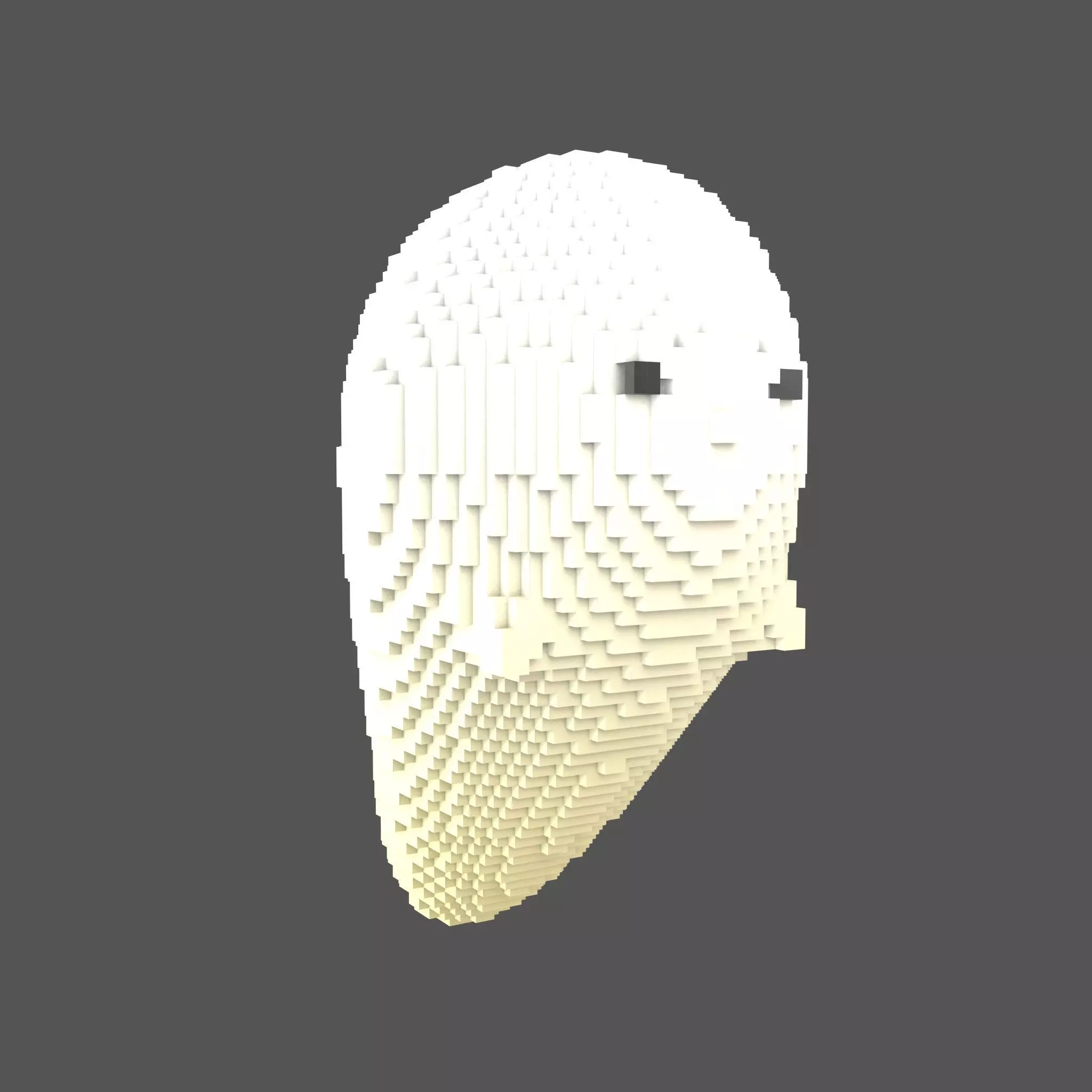 Voxel Soul Character v1 005 Low-poly 3D model_0