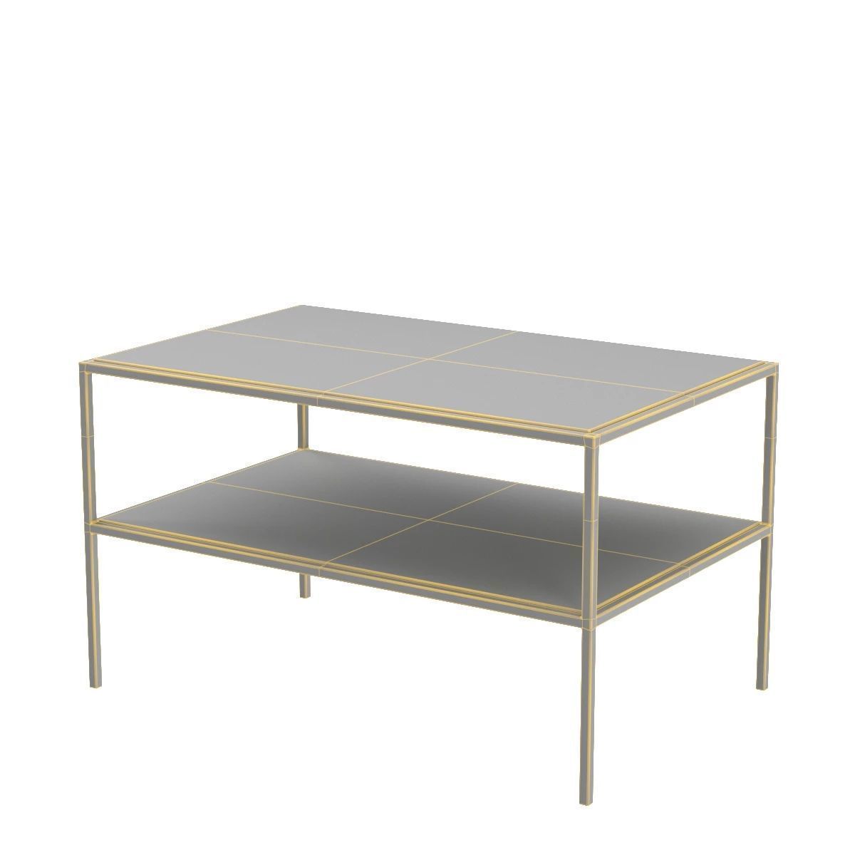 Small Book Table 3D model_2