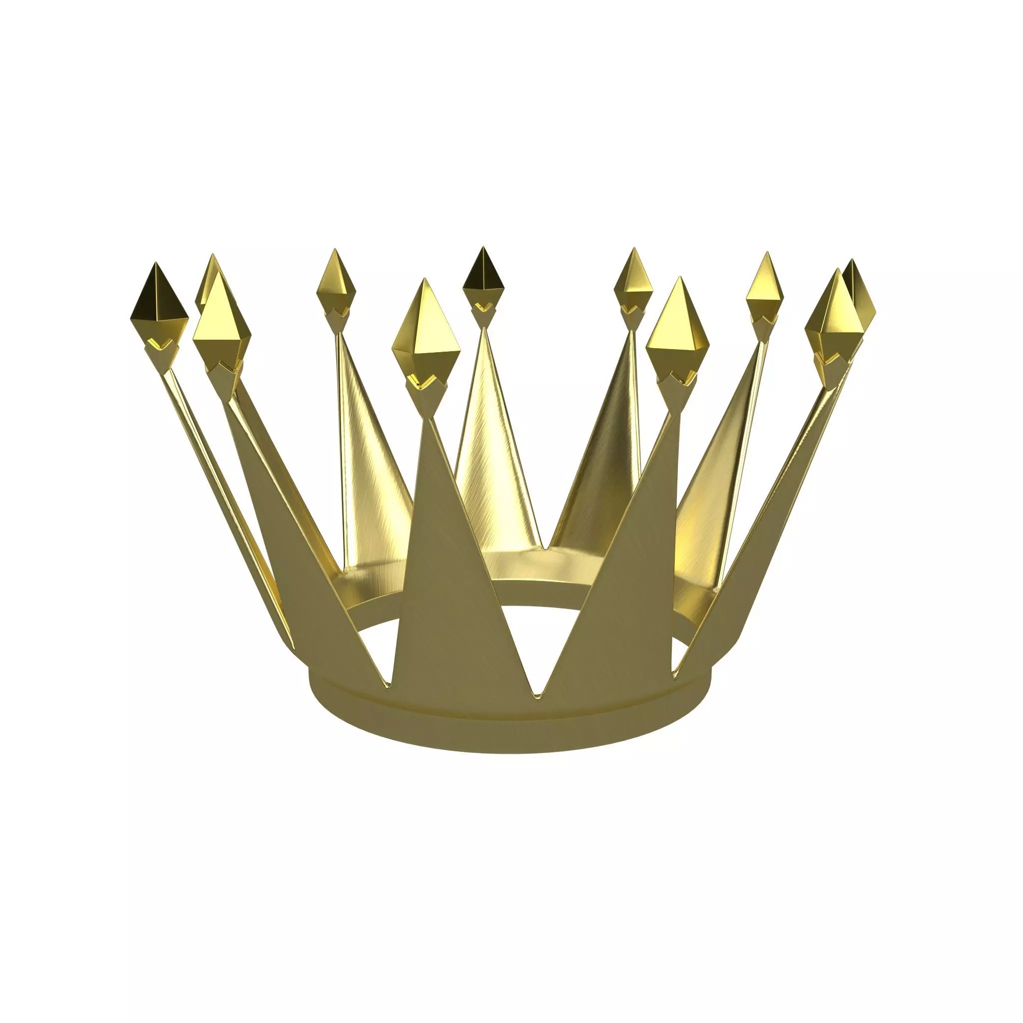 Crown v5 001 Low-poly 3D model_0