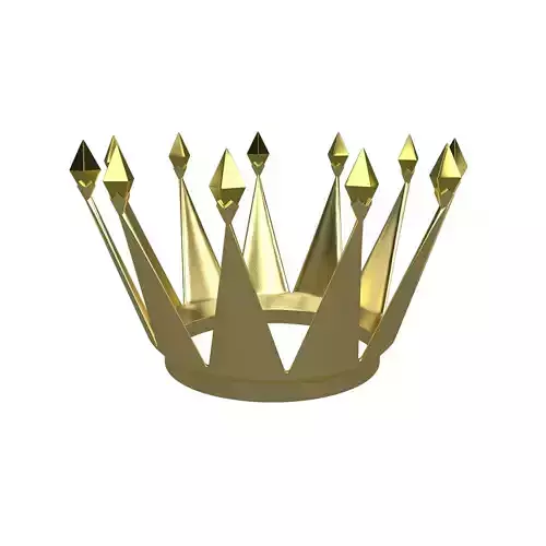 Crown v5 001 Low-poly 3D model