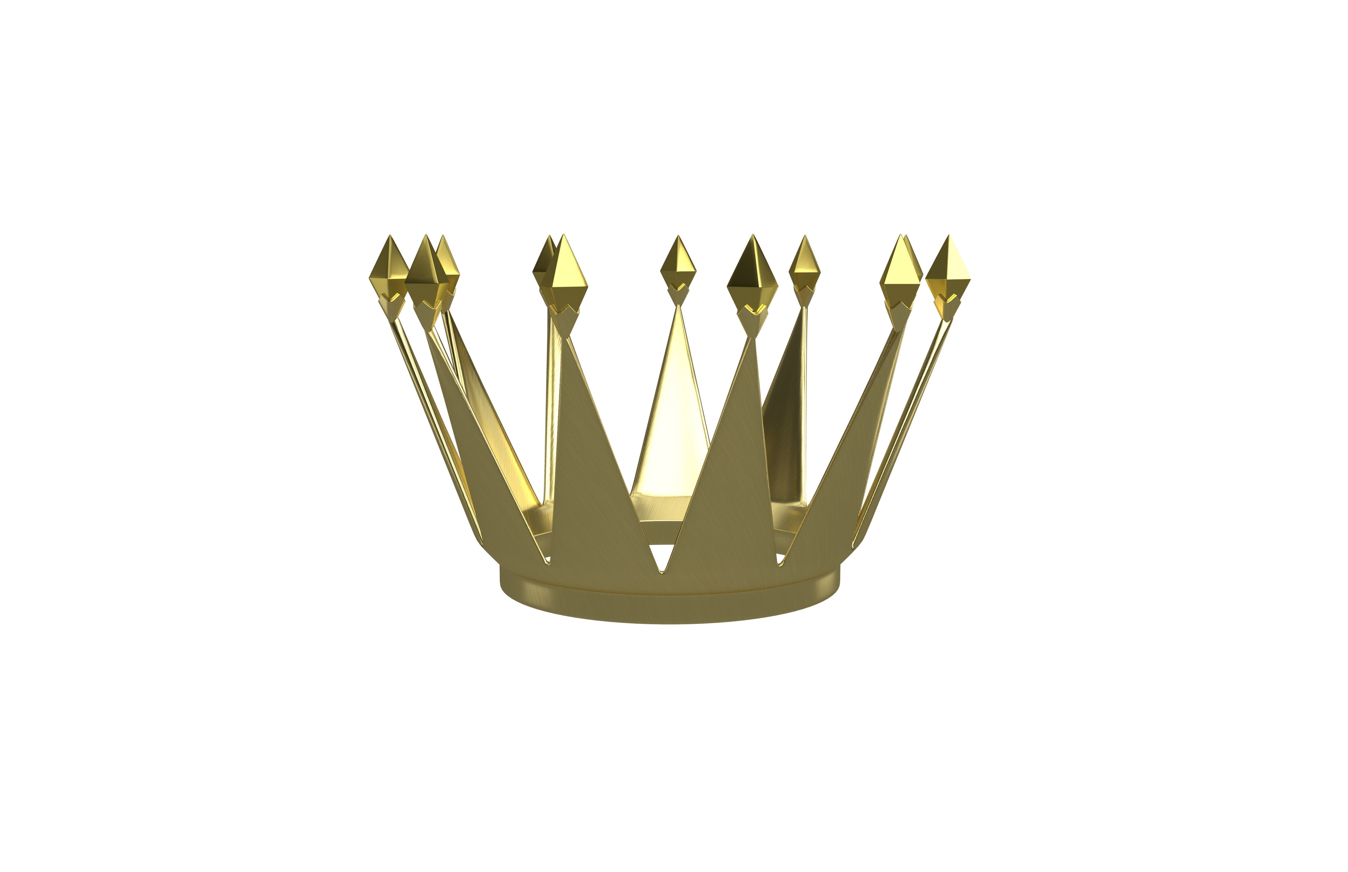 Crown v5 001 Low-poly 3D model_2
