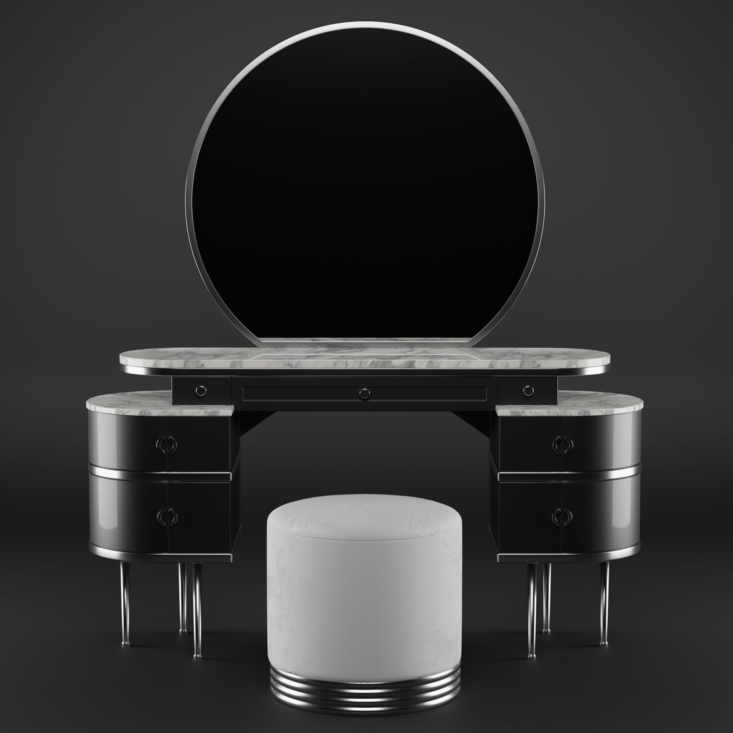 DEVON DEVON Zelda Vanity Table 3D model_1