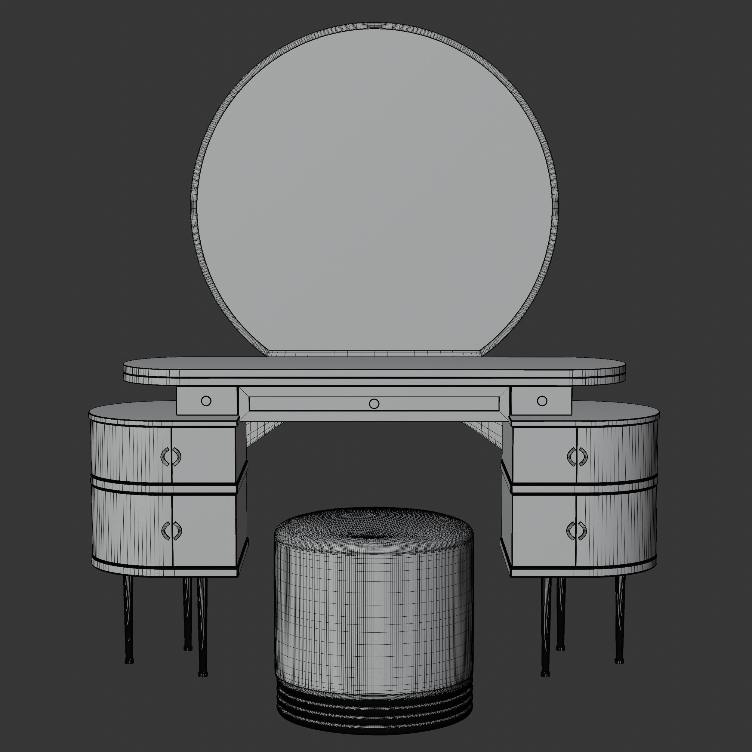 DEVON DEVON Zelda Vanity Table 3D model_2
