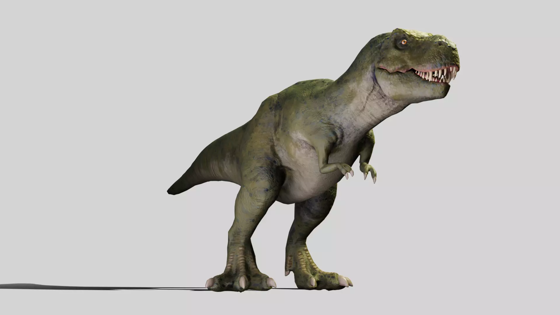 Tyrannosaurus rex Low-poly 3D model_0