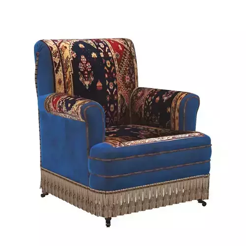 Velvet and Carpet Library Chairs