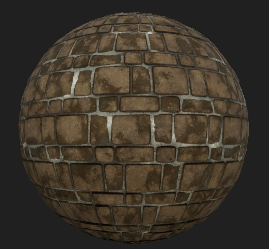 18 Ground Brick Material Pack Texture_48