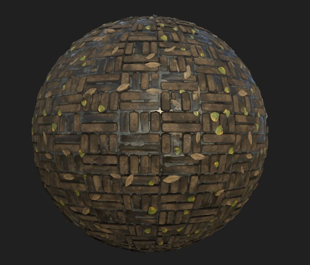 18 Ground Brick Material Pack Texture_41