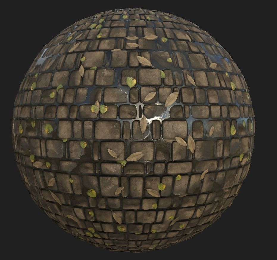 18 Ground Brick Material Pack Texture_28