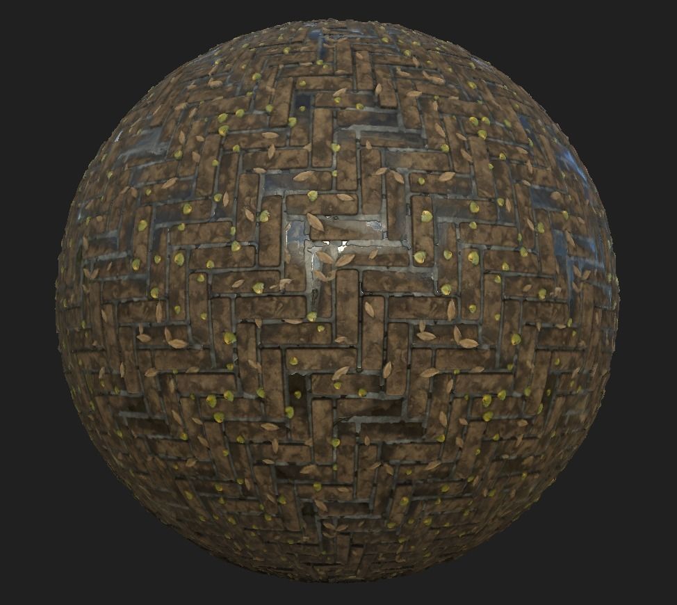 18 Ground Brick Material Pack Texture_4