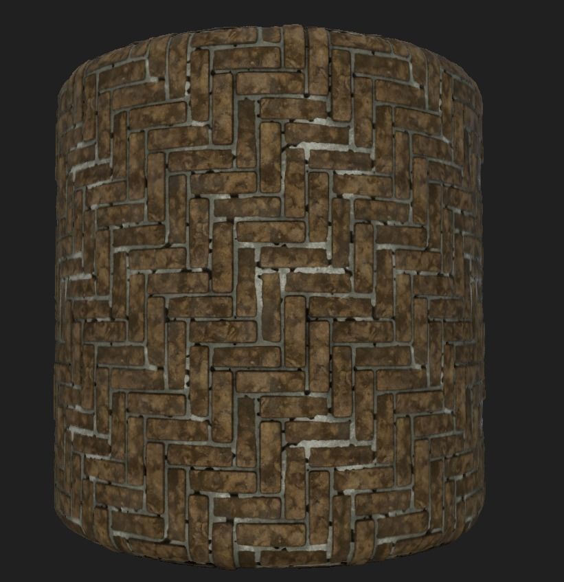 18 Ground Brick Material Pack Texture_53