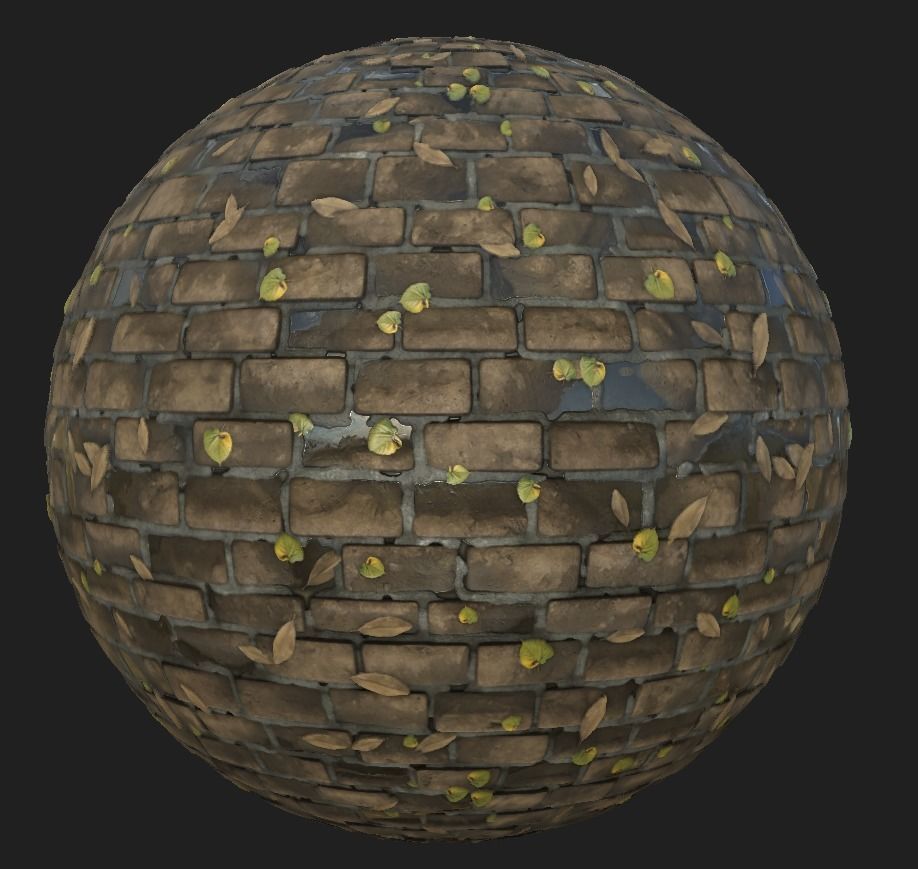 18 Ground Brick Material Pack Texture_36