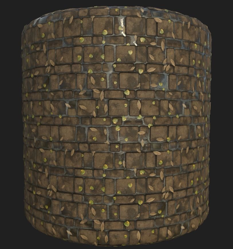 18 Ground Brick Material Pack Texture_49
