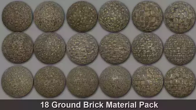 18 Ground Brick Material Pack