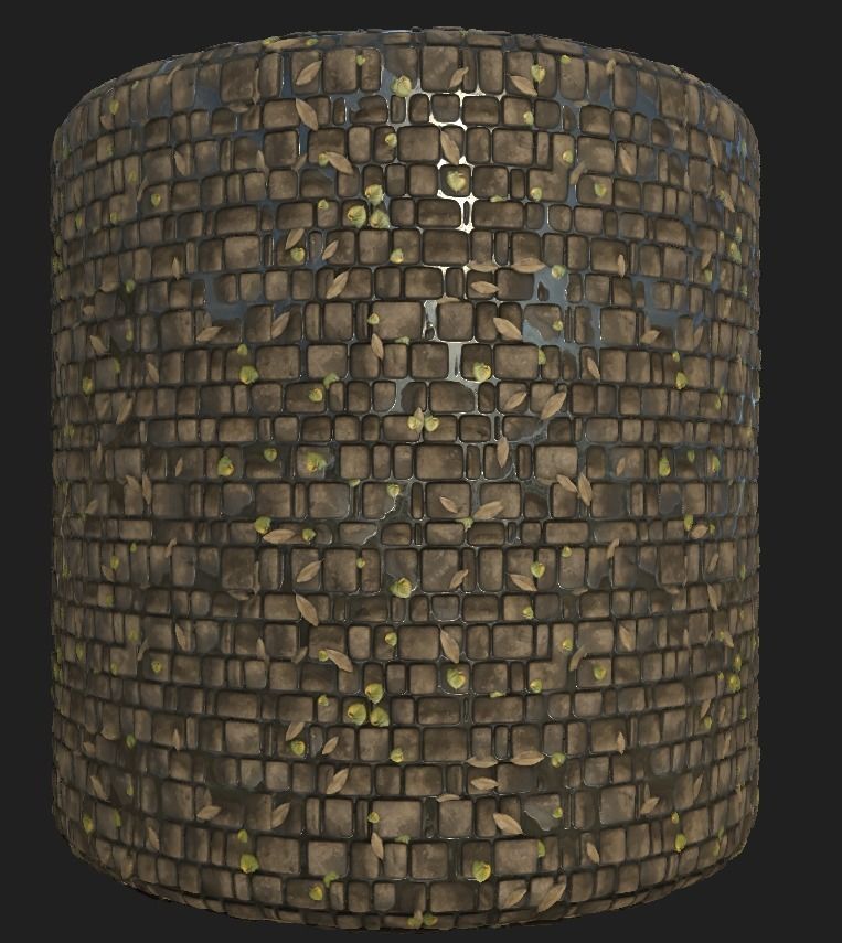 18 Ground Brick Material Pack Texture_25