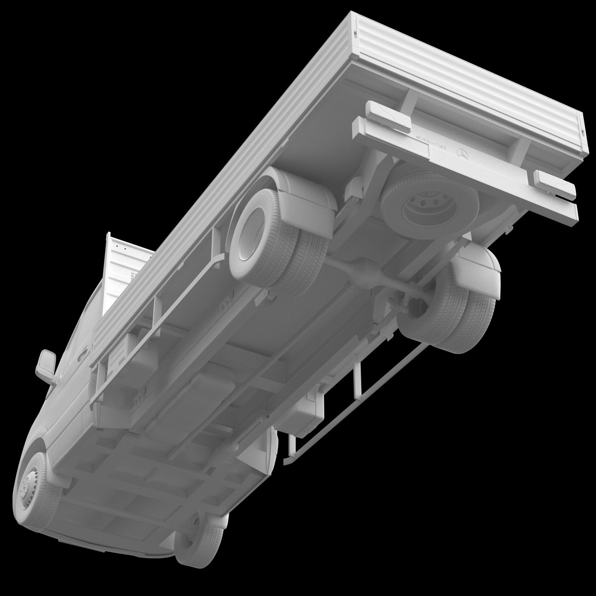 Mercedes-Benz Sprinter Chassis Cab MAXI L4 3D model_13